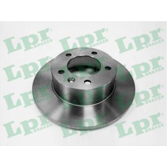 Jeu de 2 disques de frein arrière LPR