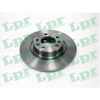 Jeu de 2 disques de frein arrière LPR