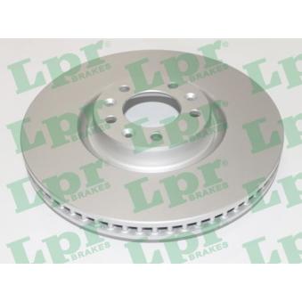 Jeu de 2 disques de frein avant LPR