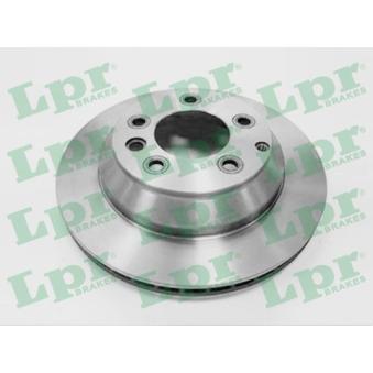 Jeu de 2 disques de frein arrière LPR P2000V