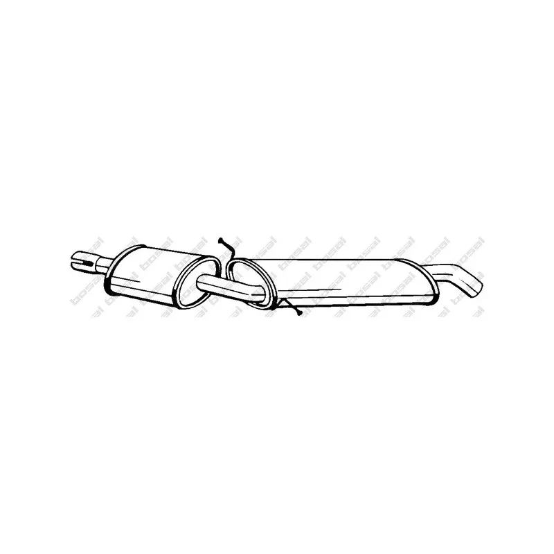 Silencieux central BOSAL 279-167