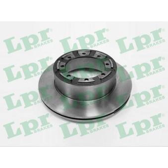 Jeu de 2 disques de frein arrière LPR