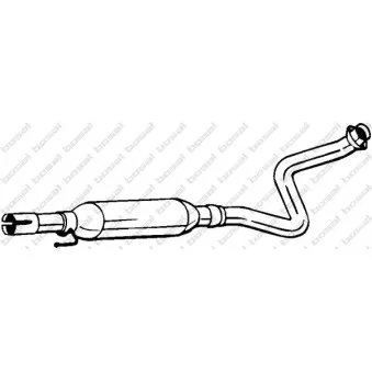 Silencieux central BOSAL 279-177