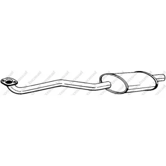 Silencieux central BOSAL