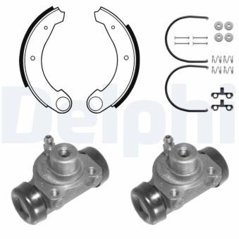 Jeu de mâchoires de frein DELPHI 640