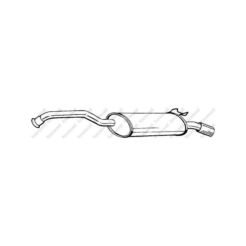 Silencieux arrière BOSAL 279-289
