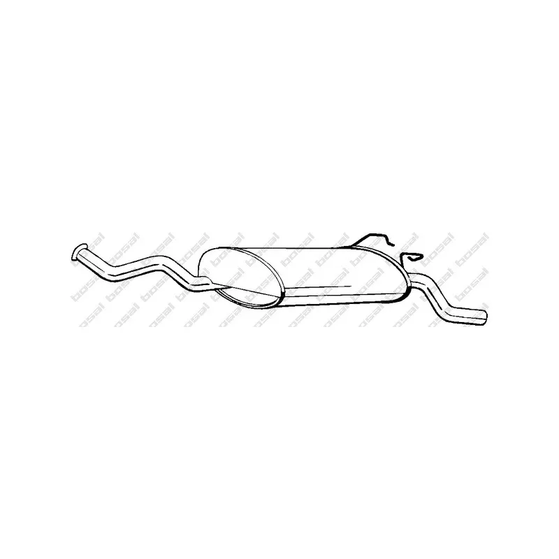 Silencieux arrière BOSAL 279-293
