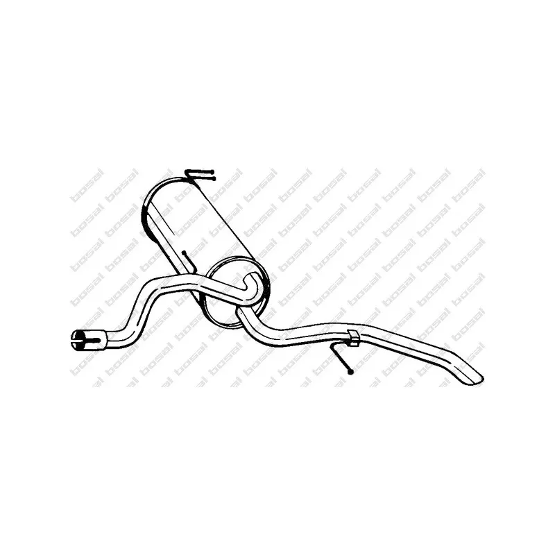 Silencieux arrière BOSAL 279-331
