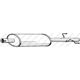 Silencieux central BOSAL 279-347