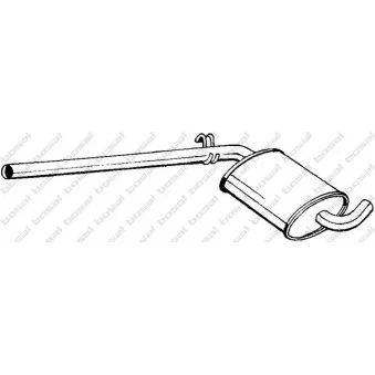 Silencieux central BOSAL