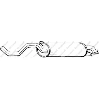Silencieux arrière BOSAL 279-399
