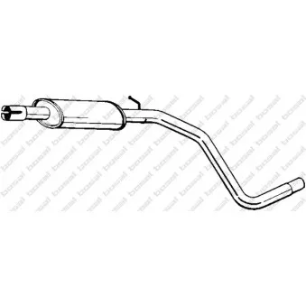Silencieux central BOSAL 279-405
