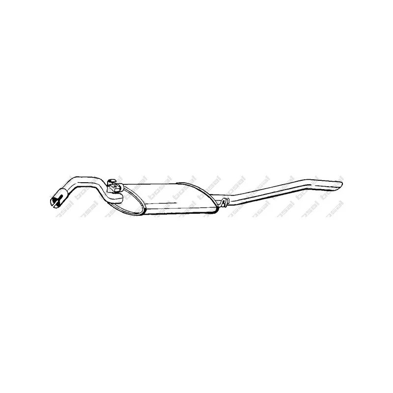 Silencieux arrière BOSAL 279-407