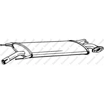 Silencieux central BOSAL 279-445