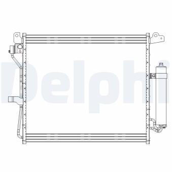 Condenseur, climatisation DELPHI CF20228