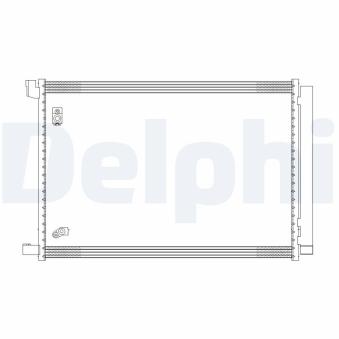 Condenseur, climatisation DELPHI CF20308