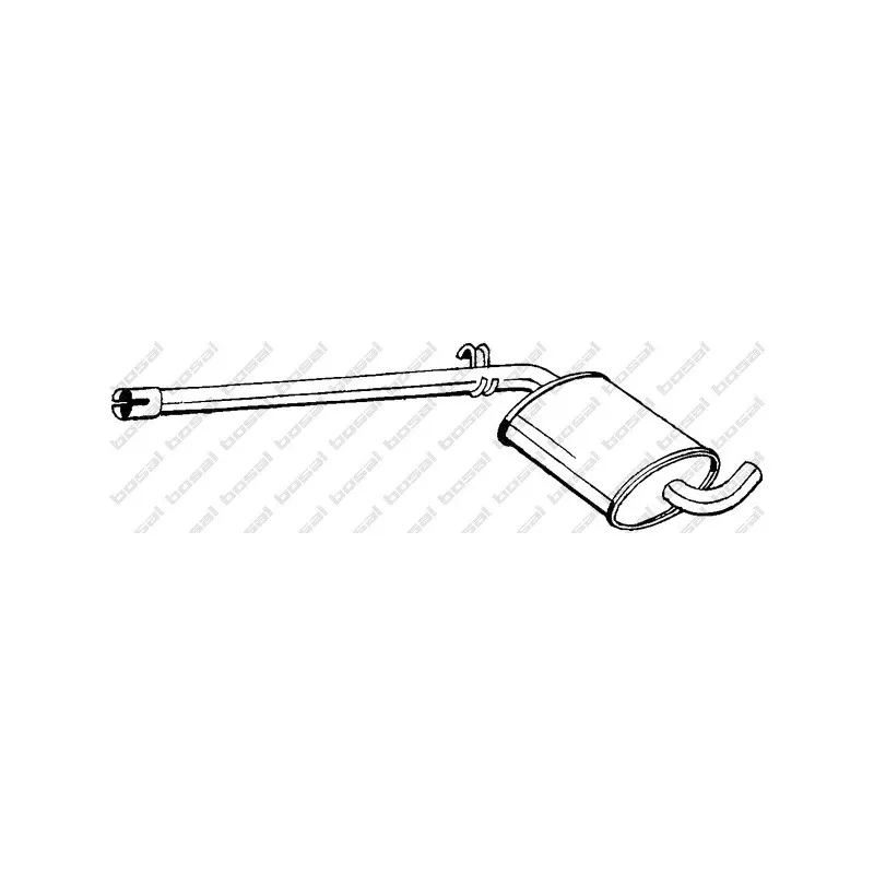 Silencieux central BOSAL 279-491