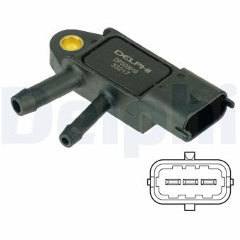 Capteur, pression des gaz échappement DELPHI DPS00016