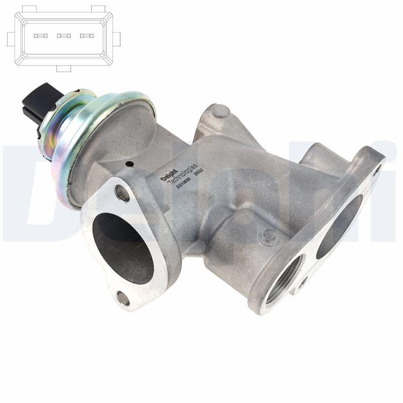 Vanne EGR DELPHI EG10639-12B1 - Visuel 1