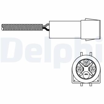 Sonde lambda DELPHI ES10993-12B1