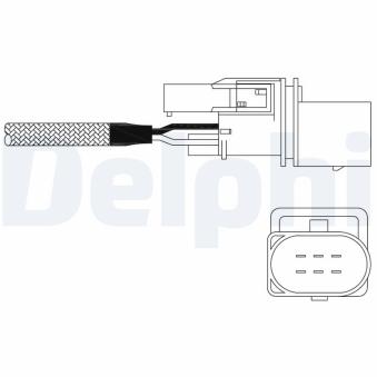 Sonde lambda DELPHI ES11022-12B1