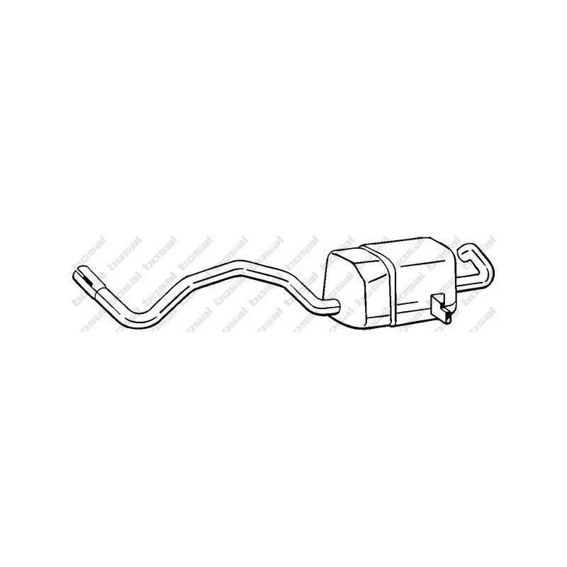 Silencieux arrière BOSAL 279-573
