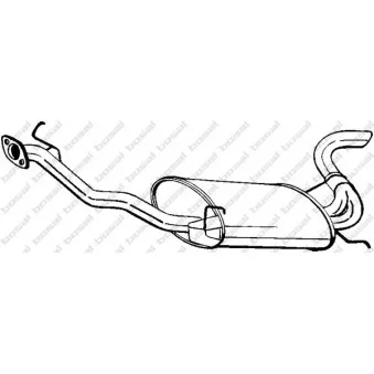 Silencieux arrière BOSAL 279-585