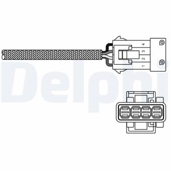 Sonde lambda DELPHI ES20293-12B1