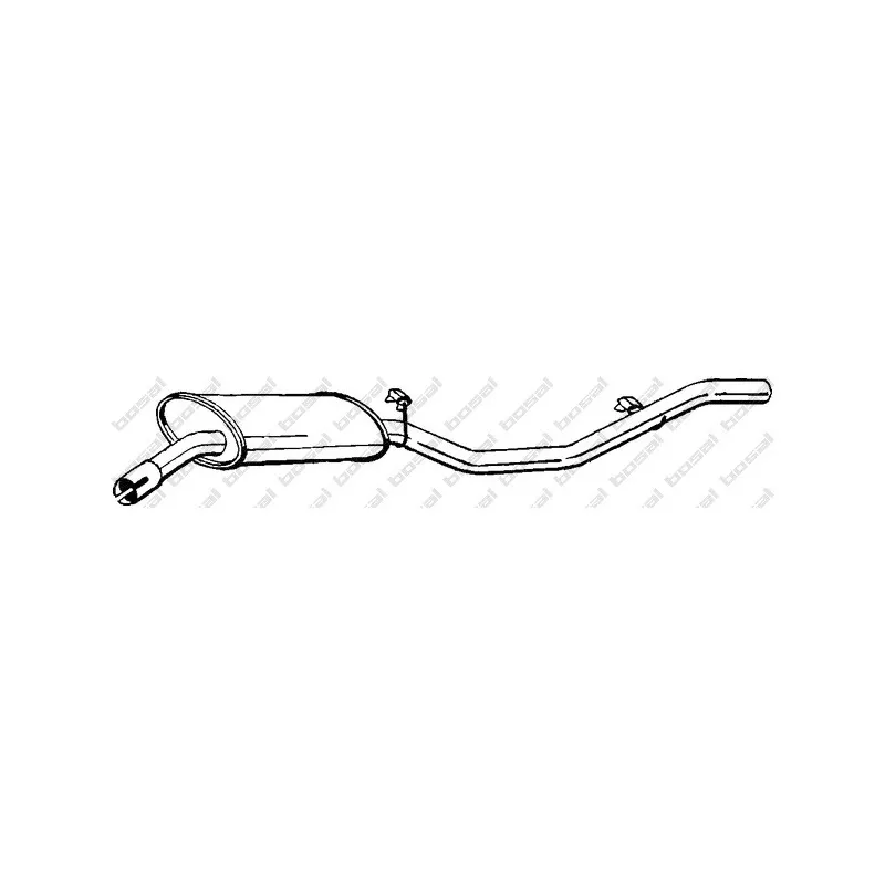 Silencieux arrière BOSAL 279-595