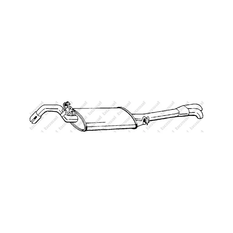 Silencieux arrière BOSAL 279-611