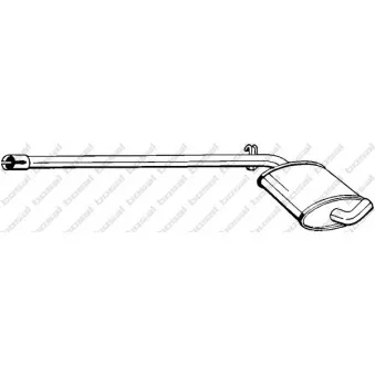 Silencieux central BOSAL