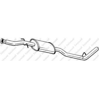 Silencieux central BOSAL 279-701