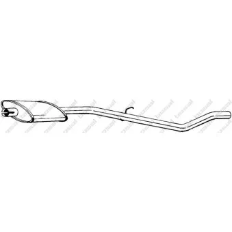 Silencieux central BOSAL 279-761