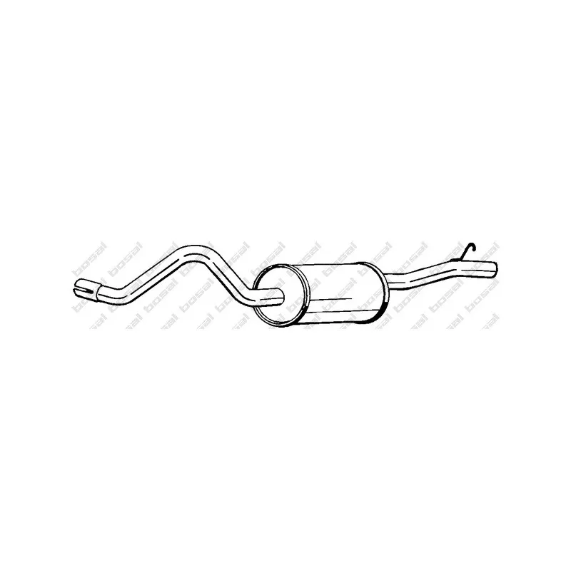 Silencieux arrière BOSAL 279-765