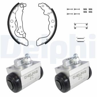 Kit de freins arrière (prémontés) DELPHI
