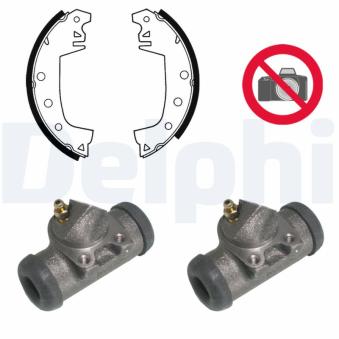 Kit de freins arrière (prémontés) DELPHI KP620