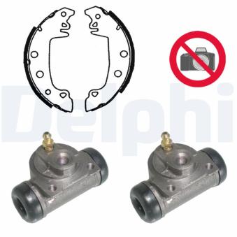 Kit de freins arrière (prémontés) DELPHI KP720