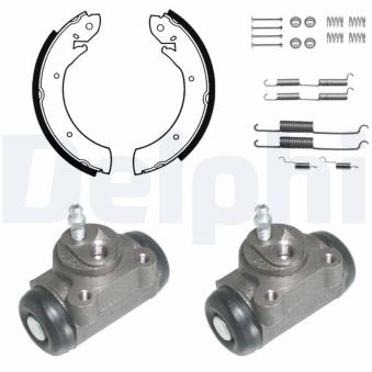 Kit de freins arrière (prémontés) DELPHI KP909