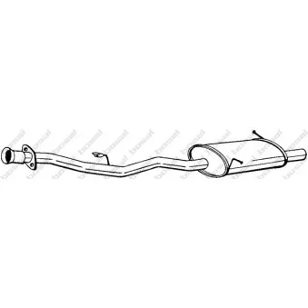 Silencieux arrière BOSAL 280-005