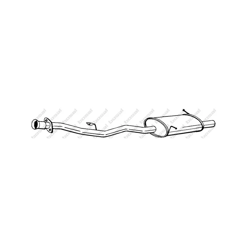 Silencieux arrière BOSAL 280-005