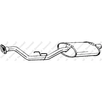 Silencieux central BOSAL 280-013
