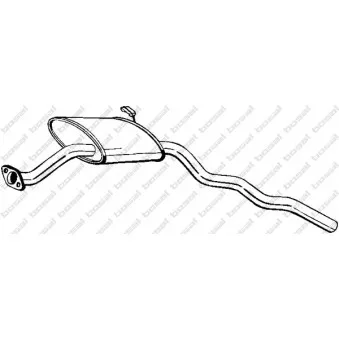 Silencieux central BOSAL 280-071