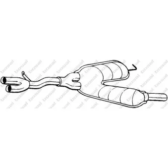 Silencieux central BOSAL 280-077