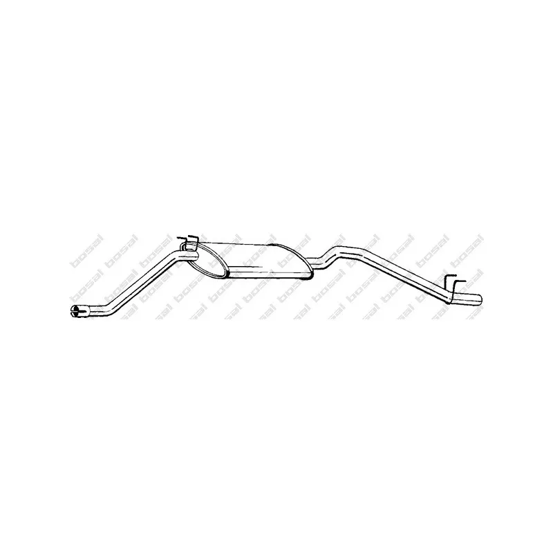 Silencieux arrière BOSAL 280-091