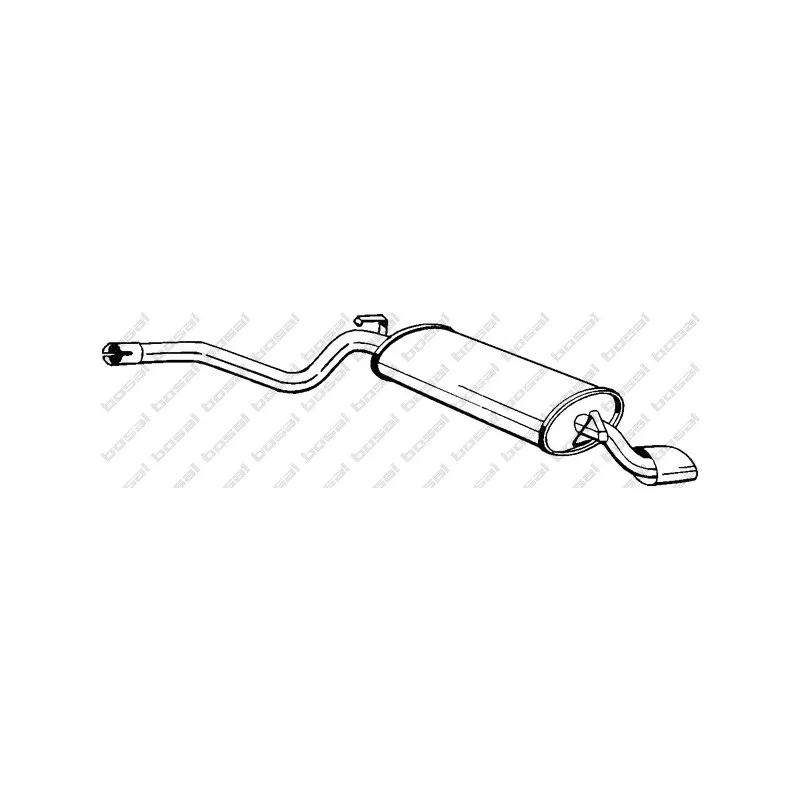 Silencieux arrière BOSAL 280-215