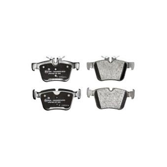 Jeu de 4 plaquettes de frein arrière DELPHI