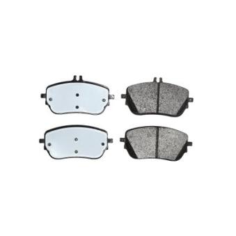 Jeu de 4 plaquettes de frein avant DELPHI