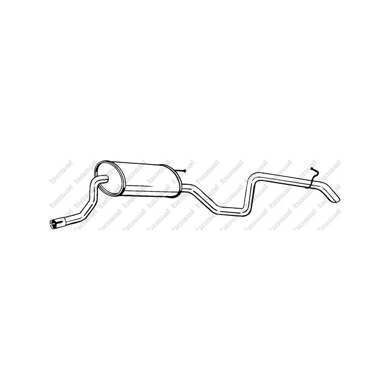 Silencieux arrière BOSAL 280-277