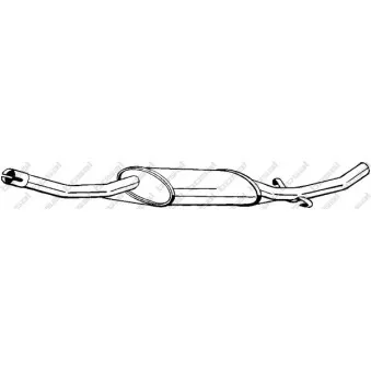 Silencieux arrière BOSAL 280-311
