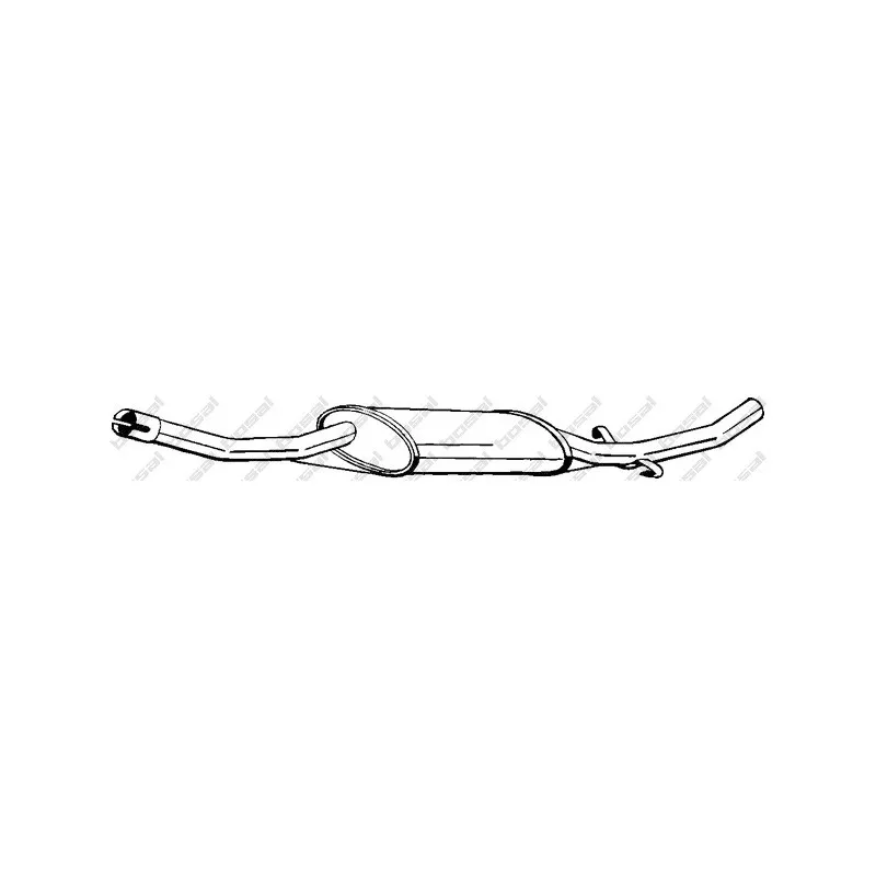 Silencieux arrière BOSAL 280-311